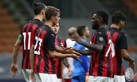 'Maldini con' ghi bàn đầu tiên, Milan thắng đậm CLB của Berlusconi