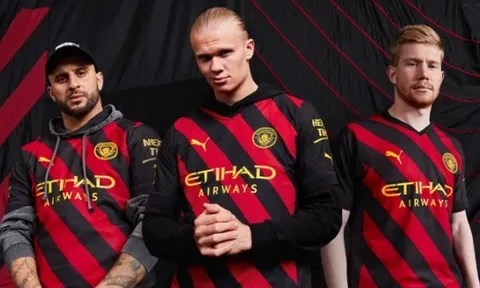 Man City chính thức công bố áo sân khách mùa giải 2022/23