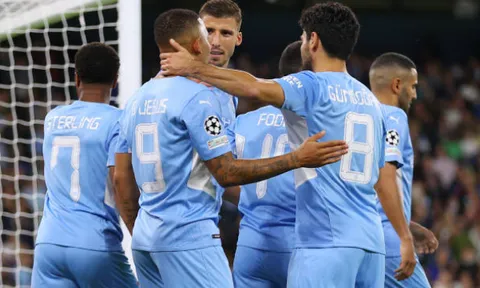 Man City hạ gục Leipzig trong bữa tiệc có đến 9 bàn thắng