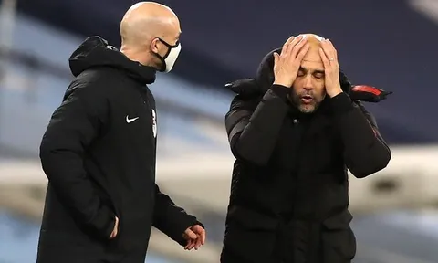 Man City hòa bạc nhược, Pep hành động không tưởng với trọng tài