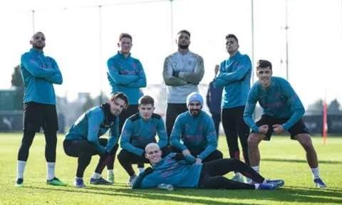 Man City tập luyện trước trận Southampton