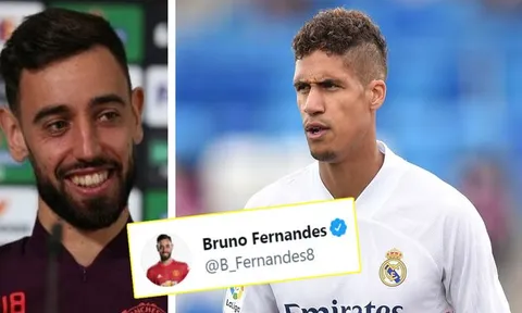 Man Utd chốt hợp đồng, Bruno lập tức gửi thông điệp đến Varane