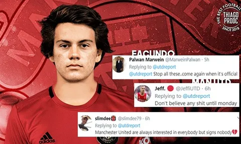 Man Utd chuyển hướng chèo kéo sao mai Uruguay, CĐV ngay lập tức phản đối
