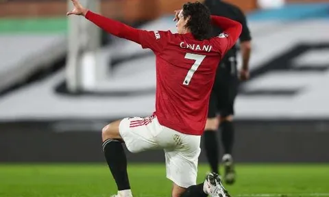 "Man Utd sẽ không giành được ngôi vô địch với Cavani"
