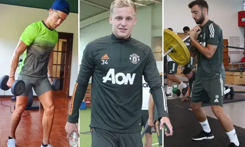 Bắt chước CR7, Man Utd tung chiêu "độc" giúp Van de Beek tăng thể lực