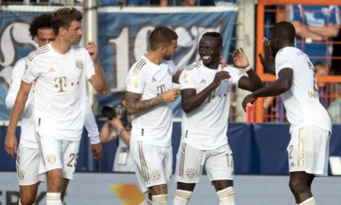 Mane lập cú đúp, Bayern thắng 7-0