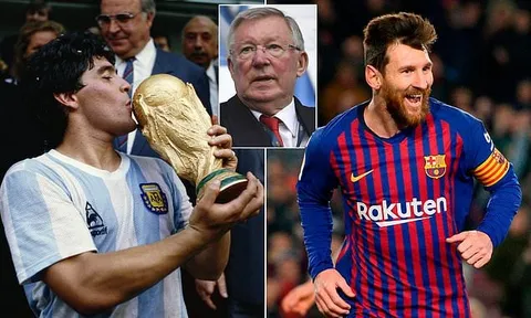 Maradona và Messi, ai xuất sắc hơn? Sir Alex có câu trả lời