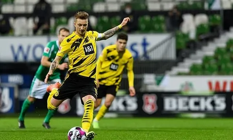 Marco Reus lập công, Dortmund đánh bại Bremen trong trận ra mắt của HLV 38 tuổi