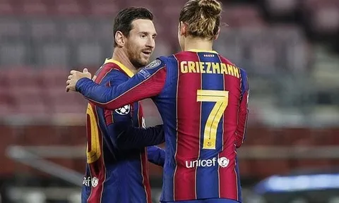 Martin Braithwaite là lời giải cho mối liên kết giữa Messi và Griezmann