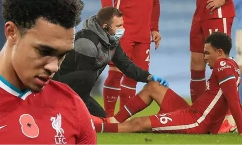“Máy tạt” của Liverpool vắng 6 trận, lỡ đại chiến với Leicester City