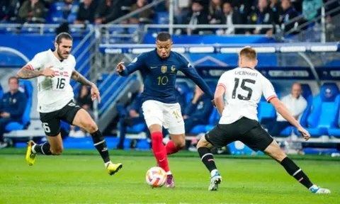 Mbappe 'xé toang' hàng thủ Áo, Pháp giành thắng lợi đầu tay
