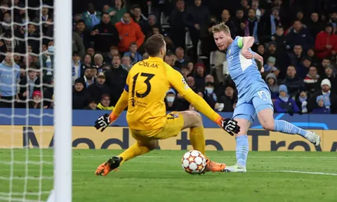 Man City thắng chật vật Atletico: Đẳng cấp De Bruyne