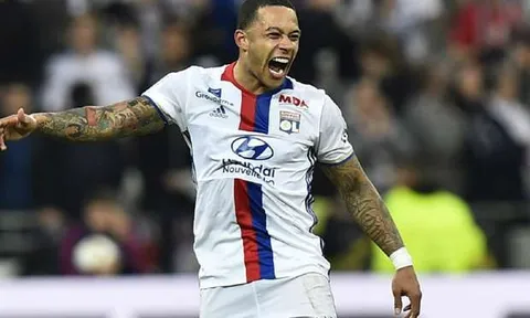 Memphis Depay ghi bàn thứ 50 cho Lyon