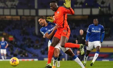 Mendy mắc sai lầm tai hại, Chelsea đen đủi bại trận tại Goodison Park