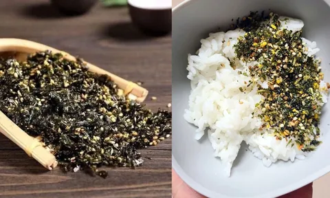 Mẹo tự làm rong biển rắc cơm tại nhà chỉ cần 3 nguyên liệu