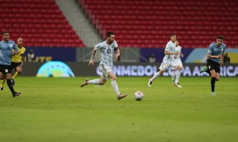 Messi kiến tạo, Argentina thắng nhẹ Uruguay