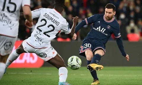 Messi, Mbappe, Neymar ghi bàn giúp PSG thắng 5-1