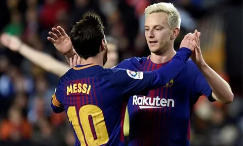 Rakitic thổn thức về Messi