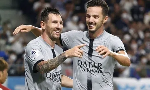Messi tỏa sáng trong trận thắng 6-2 của PSG