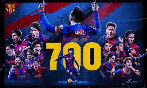 Messi và hành trình chinh phục cột mốc 700 trận ở Barcelona