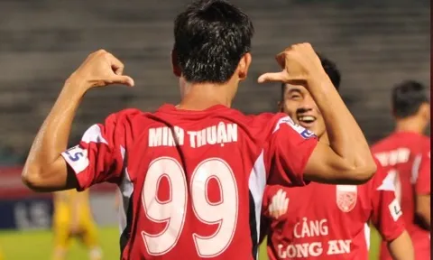 Minh Thuận ghi 'bàn thắng vàng' giúp Long An đánh bại Đắk Lắk
