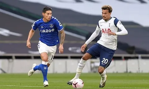 Mourinho bất lực, Tottenham thất thủ trước dàn tân binh thượng hạng của Everton