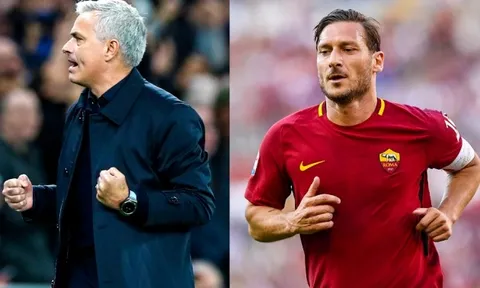 Mourinho gây bão AS Roma bởi lời nói với huyền thoại Totti
