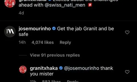 Mourinho trực tiếp lên MXH, nhắn gửi 1 điều đến sao Arsenal