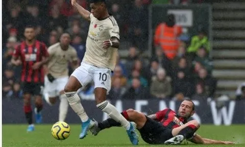 M.U bế tắc vì Rashford bị "người không phổi" bỏ túi