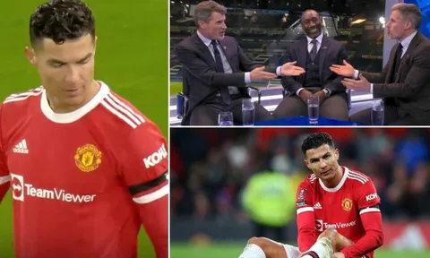 M.U bị loại, Carragher đưa Ronaldo ra cà khịa Roy Keane