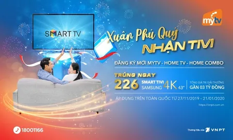 MyTV tung đợt khuyến mại khủng cuối năm với trị giá lên đến 3 tỷ đồng