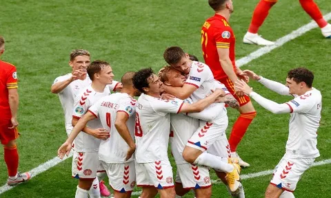 18 thống kê ấn tượng trận Xứ Wales 0-4 Đan Mạch
