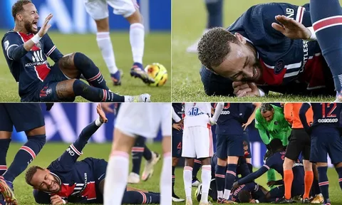 Neymar hét thất thanh sau pha vào bóng kinh hoàng của đối thủ