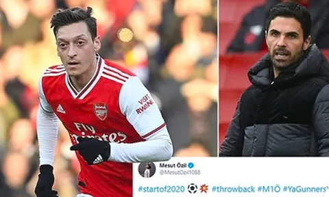 "Ngồi chơi xơi nước", Mesut Ozil có động thái đanh thép gửi tới Arteta