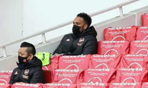 Ngồi dự bị, Aubameyang nói đúng 1 câu về chiến thắng của Arsenal