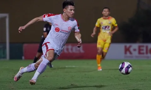 Nhâm Mạnh Dũng kiến tạo giúp CLB Viettel thắng 3-1 Thanh Hóa