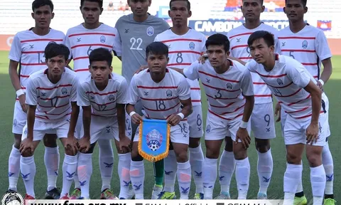 Nhấn chìm á quân Malaysia, U22 Campuchia vẽ lại bản đồ bóng đá SEA Games