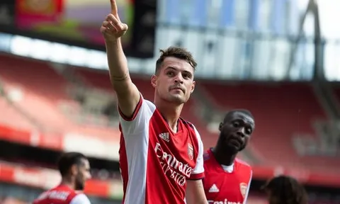 Nhẹ gánh nhờ Xhaka, Arsenal thẳng tiến bom tấn 60 triệu
