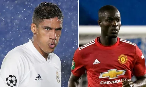 Eric Bailly khiến Man Utd lo ngại về Varane