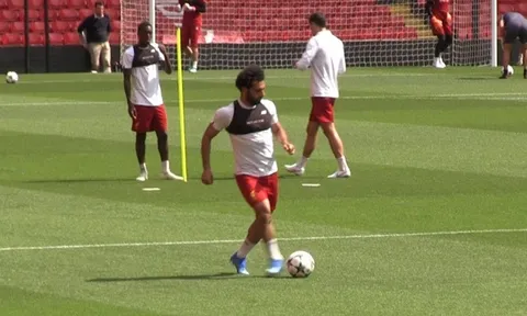 Những khoảnh khắc ấn tượng nhất của Mohamed Salah trong các buổi tập