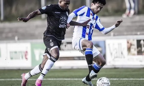 Văn Hậu kiến tạo thành bàn giúp Heerenveen giành chiến thắng