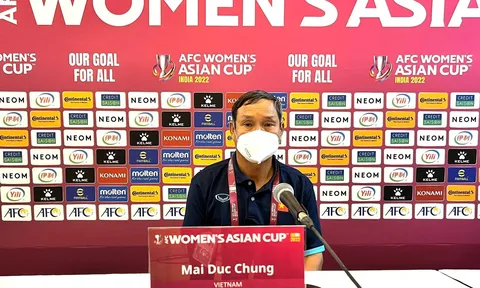 HLV Mai Đức Chung: 'Không may cho tuyển nữ Việt Nam'