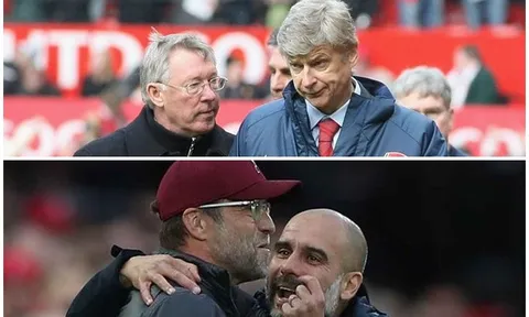 Pep Guardiola dùng... tóc mô tả sự so sánh với Sir Alex và Wenger