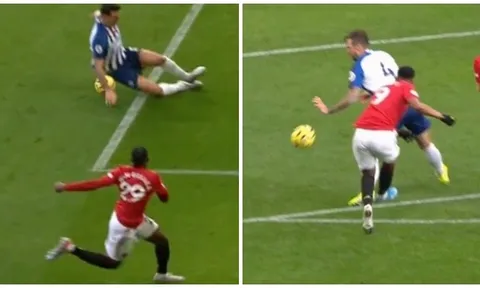 Man Utd mất oan 2 quả penalty trước Brighton?