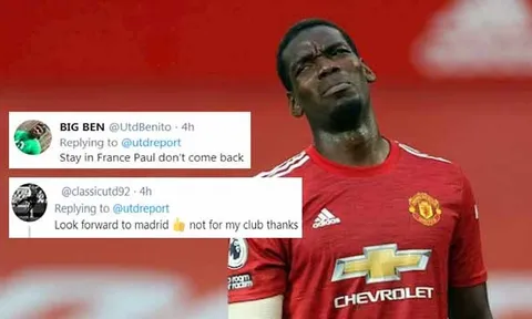 Paul Pogba nói 1 câu, CĐV Man Utd lập tức phản pháo kịch liệt