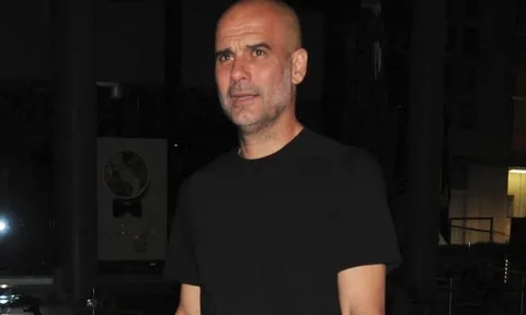 Pep cùng dàn sao Man City ăn mừng chức vô địch thâu đêm