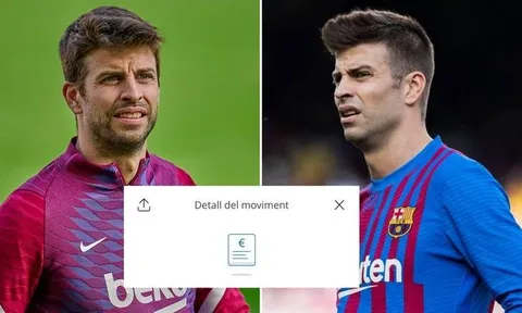 Pique công khai thu nhập tại Barca