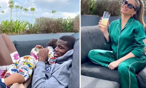 Cách ly tại nhà, Pogba khoe ảnh hạnh phúc bên gia đình nhỏ