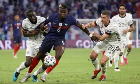 Pogba ghi dấu ấn, Pháp đẩy Đức vào cửa 'sinh tử' với Bồ Đào Nha