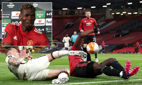 Pogba khiến M.U nhận phạt đền, Maguire nổi đóa